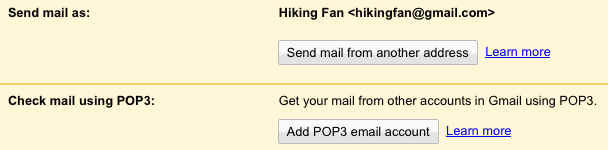 Send and receive mail from multiple addresses